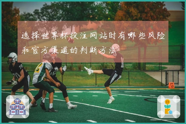 选择世界杯投注网站时有哪些风险和官方渠道的判断方法